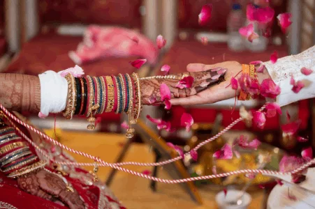 Wedding ceremony image from the existing Keshav website